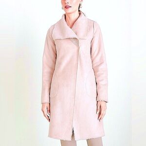 💖🎉Host Pick!🎉 NWT Chico’s Faux Shearling Coat Size 4/6